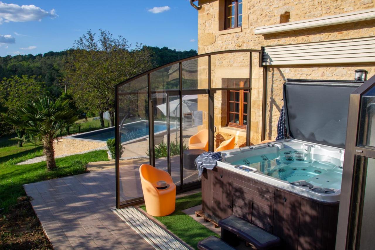 Le Four A Pain, Gite Avec Piscine Et Spa Proche Sarlat Marquay Eksteriør bilde